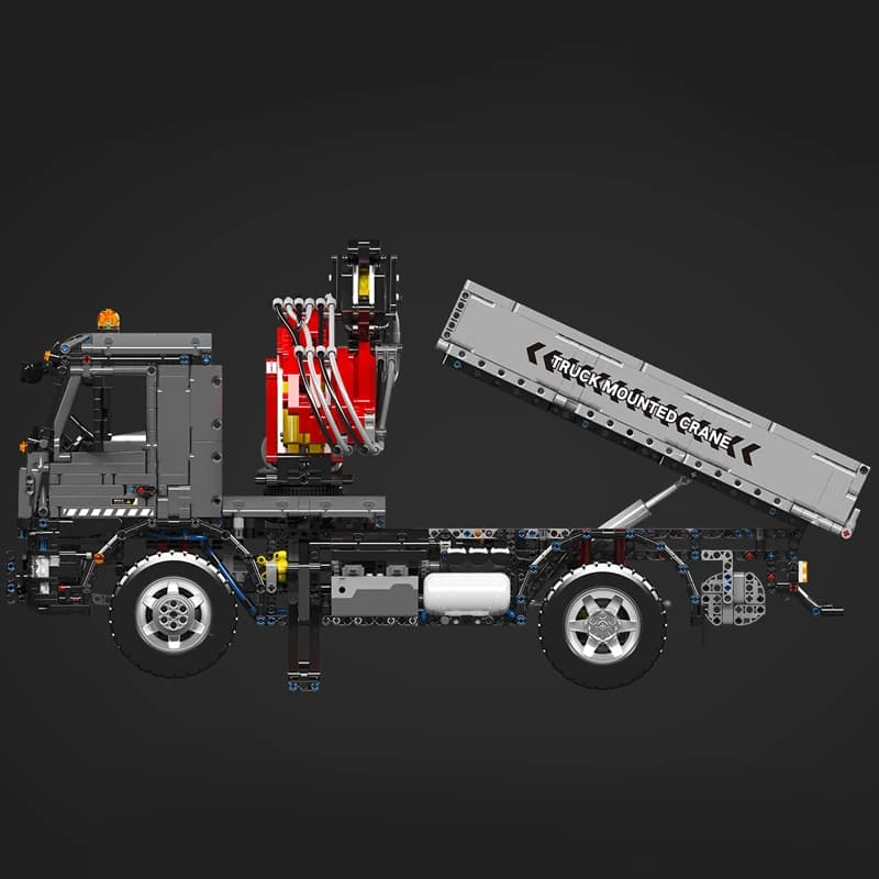 Mould King 19016 – techniczna ciężarówka RC z dźwigiem
Zestaw klocków konstrukcyjnych, zdalnie sterowany pojazd transportowy z wysięgnikiem. Idealny na prezent dla dzieci i fanów modeli technicznych.